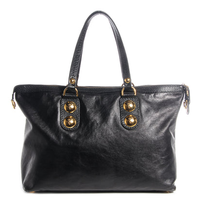 Gucci Leather Large Babouska Tote Black 1 of 8