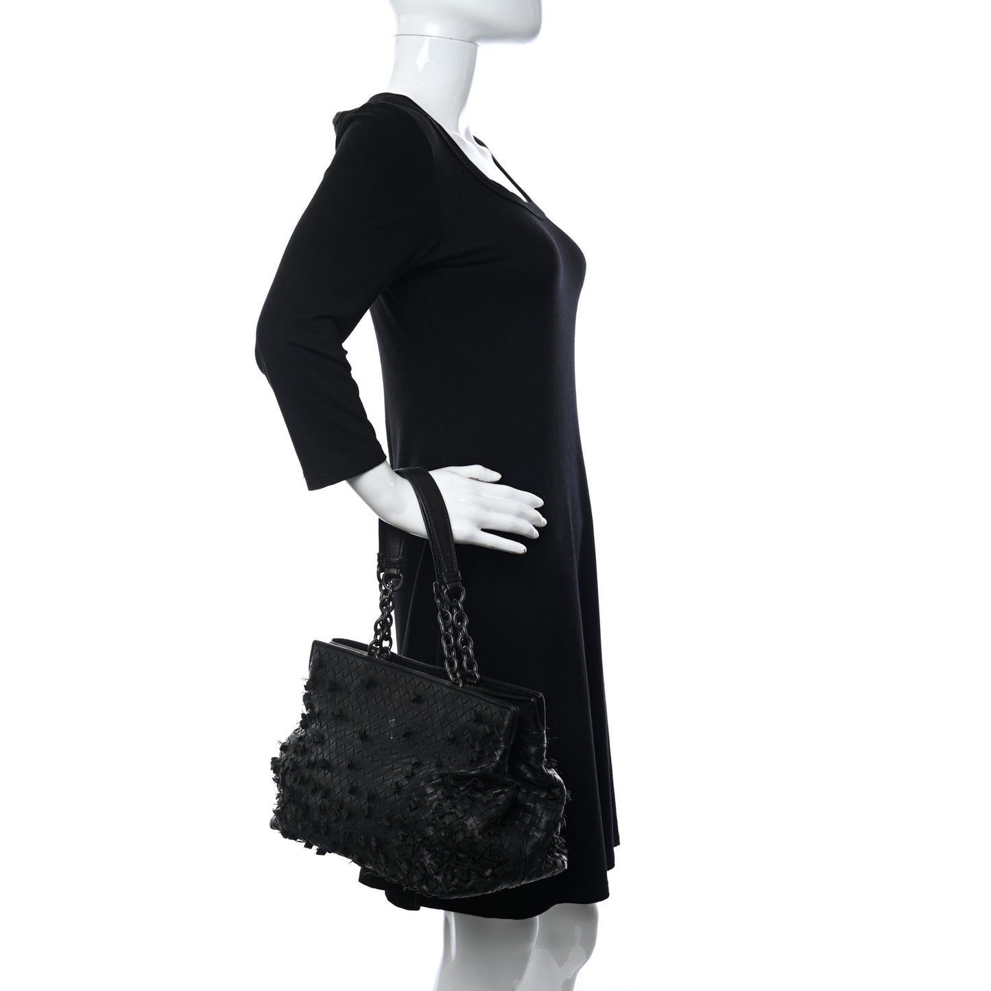 Nappa Intrecciato Naruto Knot Tote Black