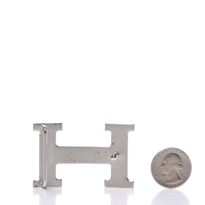 Hermes Polished Palladium 32mm H Belt Buckle Silver 2 of 3