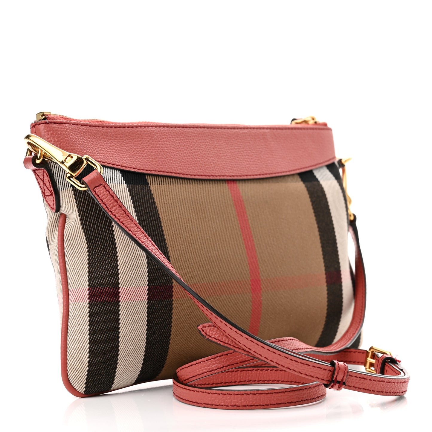 House Check Derby Peyton Crossbody Clutch Bag Pink