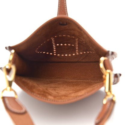 Hermes Taurillon Clemence Evelyne TPM Gold 5 of 10