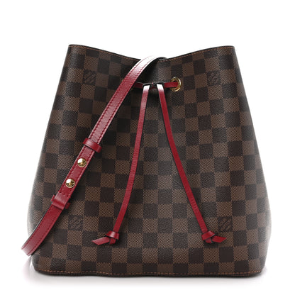 Louis Vuitton Damier Ebene Neonoe MM Cherry Berry 1 of 12
