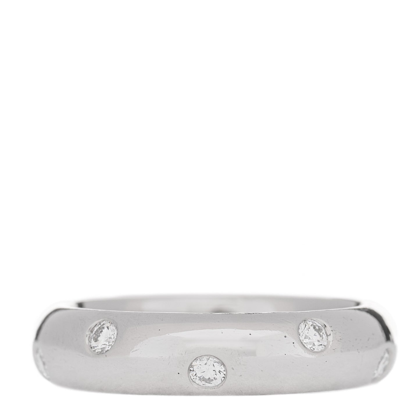 Platinum Diamond 4mm Etoile Band Ring 49 4.75