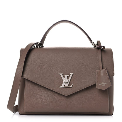 Louis Vuitton Soft Calfskin My Lockme Top Handle Taupe Glace 1 of 14