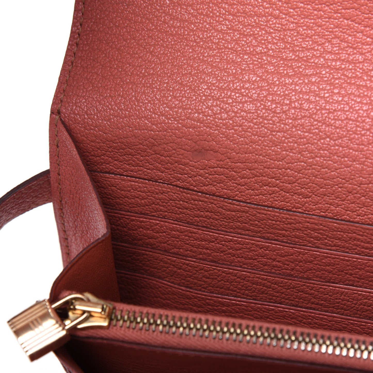 Chevre Mysore Kelly Longue Wallet Rose The