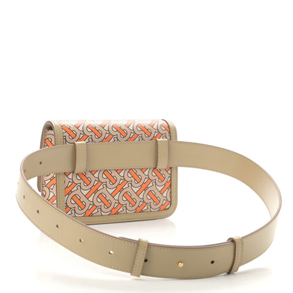 Burberry Calfskin Monogram TB Bum Bag Bright Orange 3 of 10