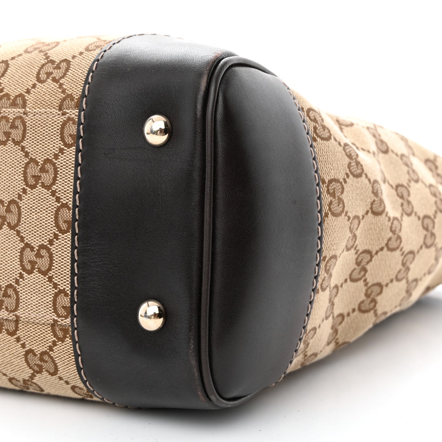 Monogram Web Medium Mayfair Tote Dark Brown