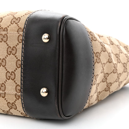 Gucci Monogram Web Medium Mayfair Tote Dark Brown 10 of 18