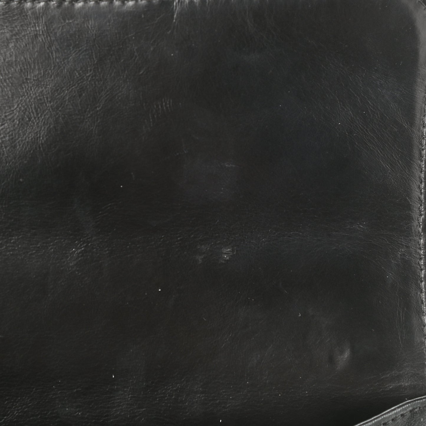 Iridescent Calfskin Quilted Mini Straight Lined Flap Black