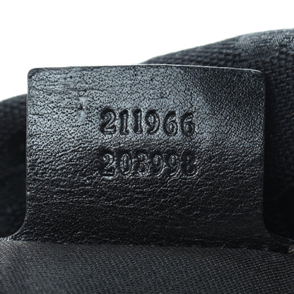 Gucci Monogram Medium Jockey Hobo Black 8 of 11