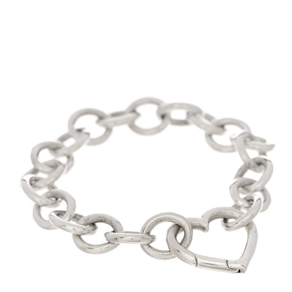 Tiffany Sterling Silver Open Heart Clasp Bracelet 1 of 3