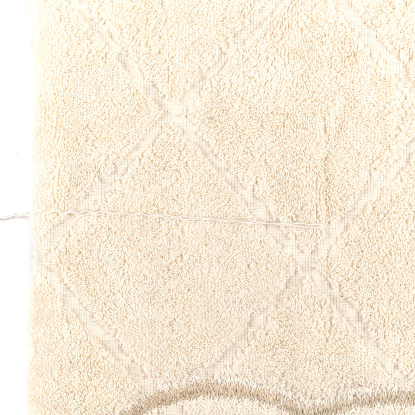 Terry Cotton CC Beach Tote Towel Set Ivory