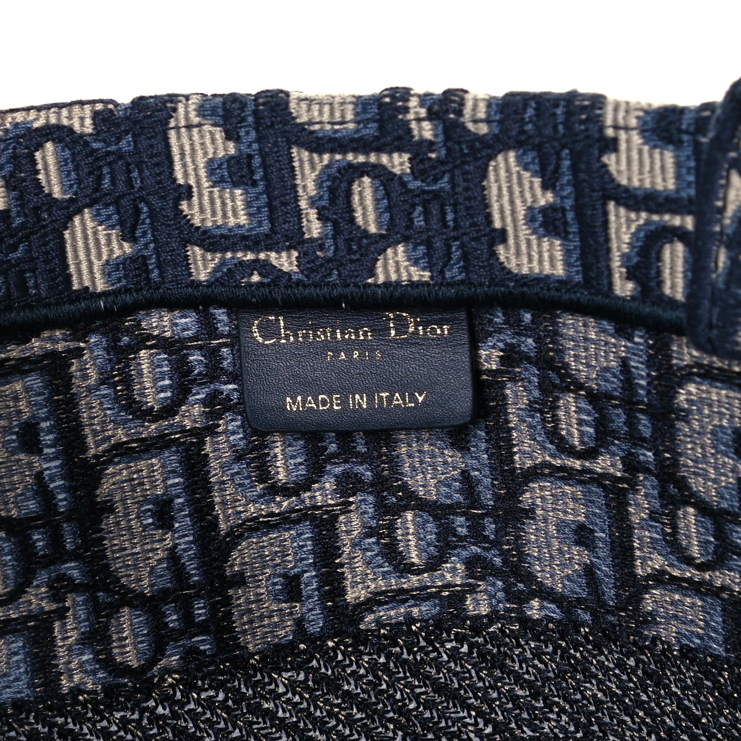 Christian Dior Oblique Medium Book Tote Blue Multicolor 6 of 10