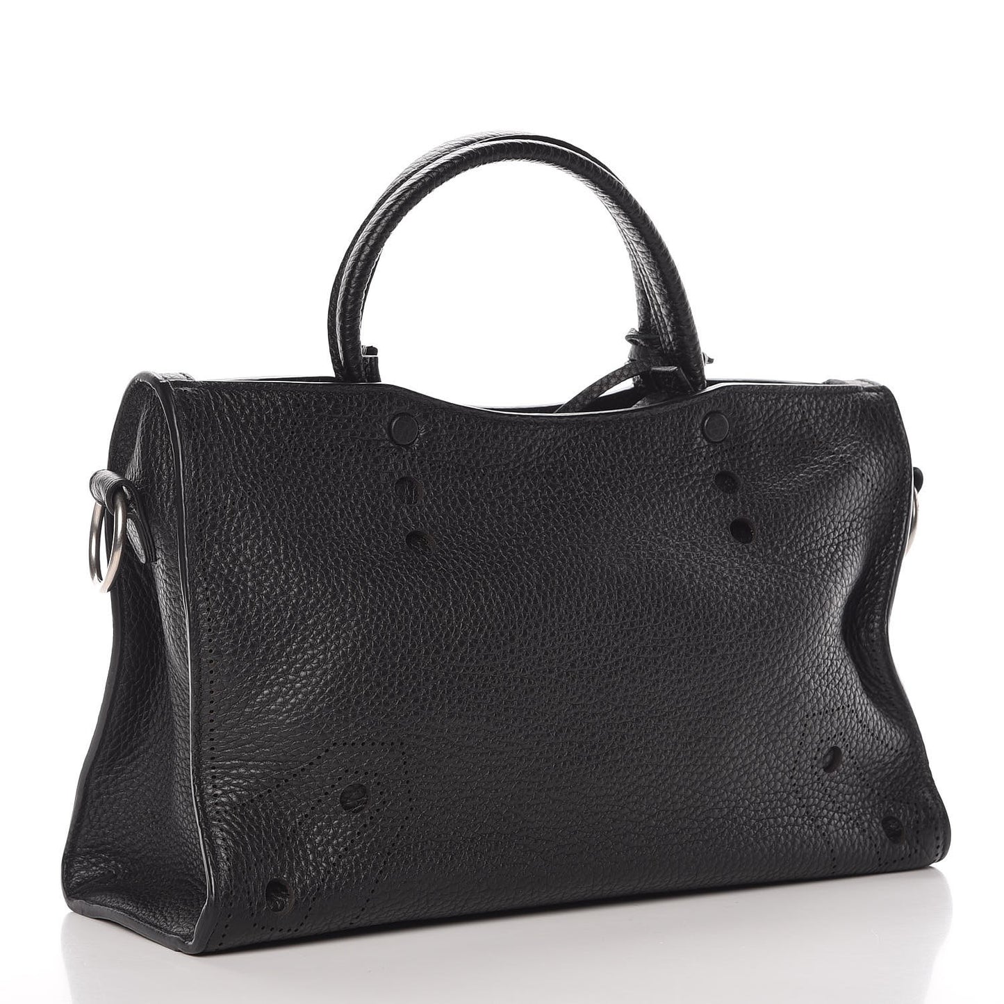 Veau Grana Perforated Blackout Hardware S City Black