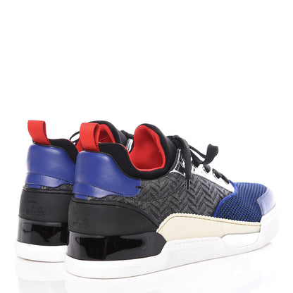 Christian Louboutin Calfskin Mesh Mens Aurelien Flat Sneakers 43 Multi 4 of 8