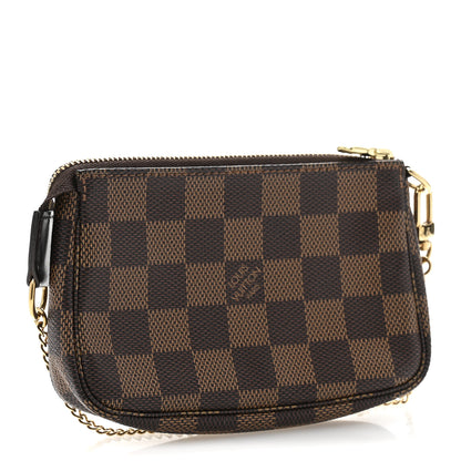 Louis Vuitton Damier Ebene Mini Pochette Accessories 3 of 9