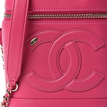 Chanel Lambskin Timeless Vanity Cosmetic Case Pink 8 of 10