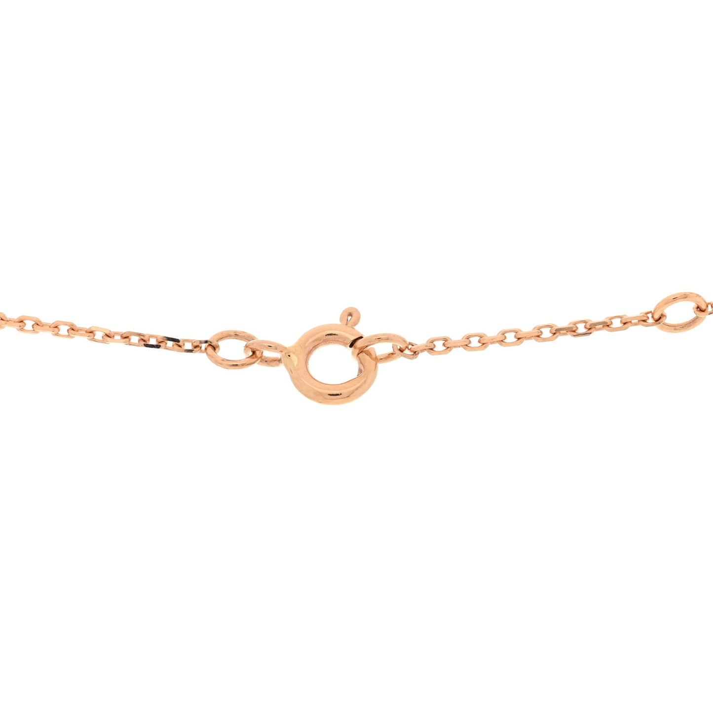18K Pink Gold Diamond Pink Mother of Pearl Color Blossom BB Star Pendant Necklace