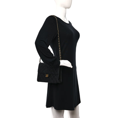 Chanel Lambskin Quilted Small Single Flap Bag Black 2 of 12