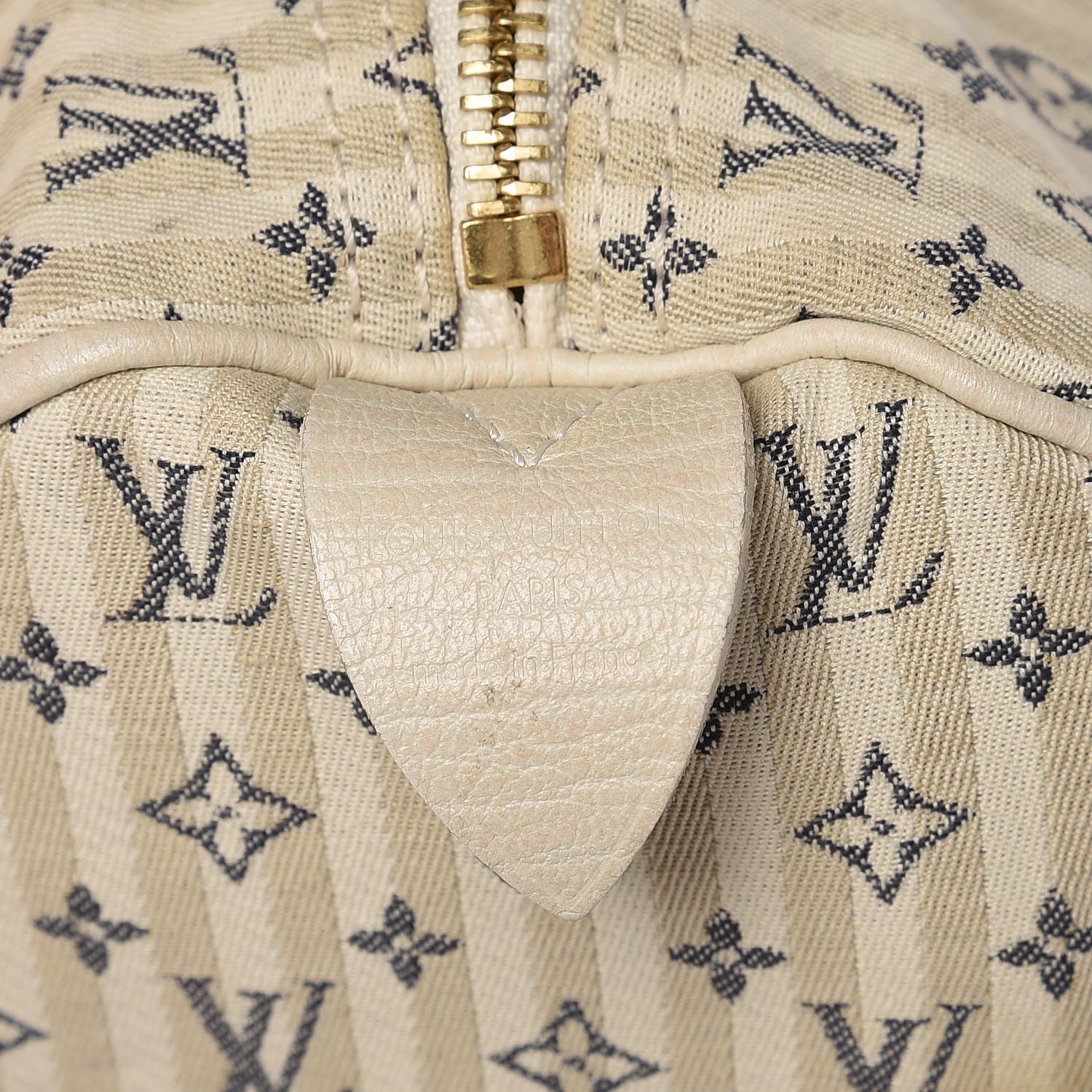 Louis Vuitton Mini Lin Croisette Speedy 30 Blue 11 of 16