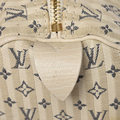 Louis Vuitton Mini Lin Croisette Speedy 30 Blue 11 of 16