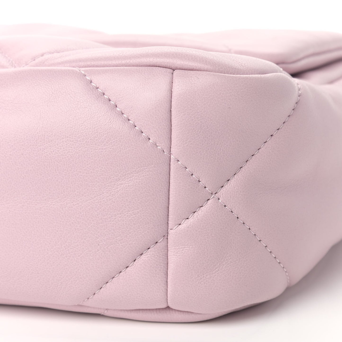 Lambskin Quilted Medium Chanel 19 Flap Light Pink