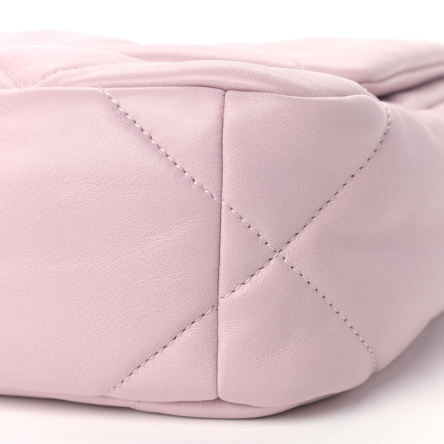 Chanel Lambskin Quilted Medium Chanel 19 Flap Light Pink 9 of 9