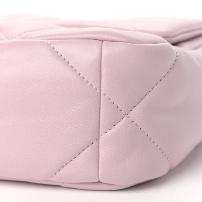 Chanel Lambskin Quilted Medium Chanel 19 Flap Light Pink 9 of 9