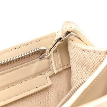 Balenciaga Cotton Canvas Striped Pochette Crossbody Bag Yellow 14 of 17