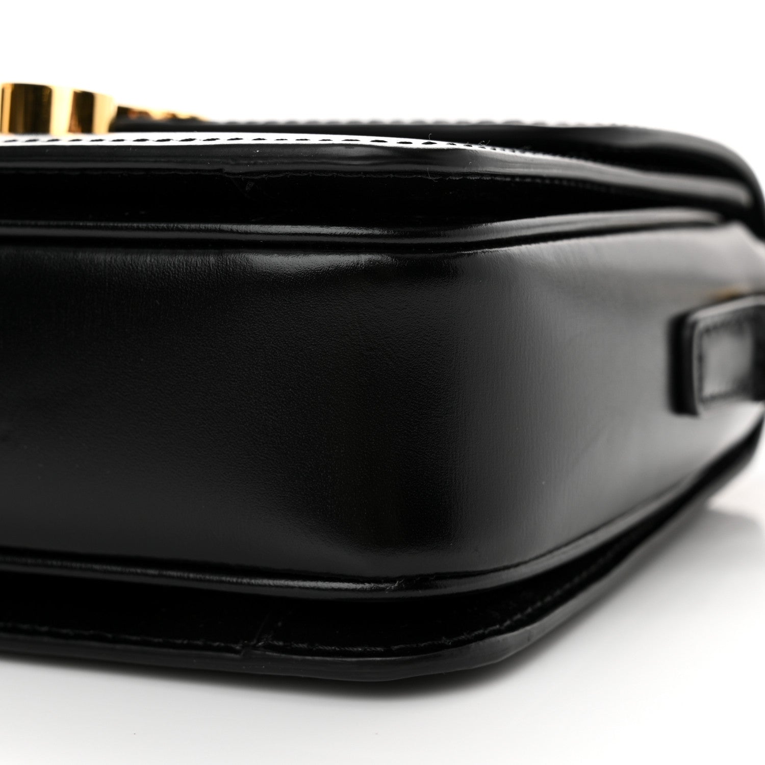 Celine Shiny Calfskin Teen Triomphe Black 11 of 15