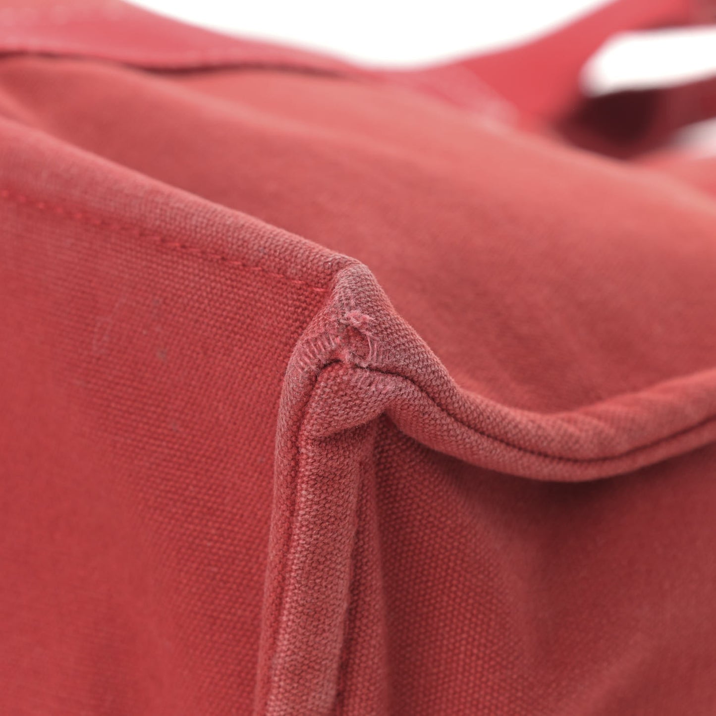 Canvas Herline Tote MM Red