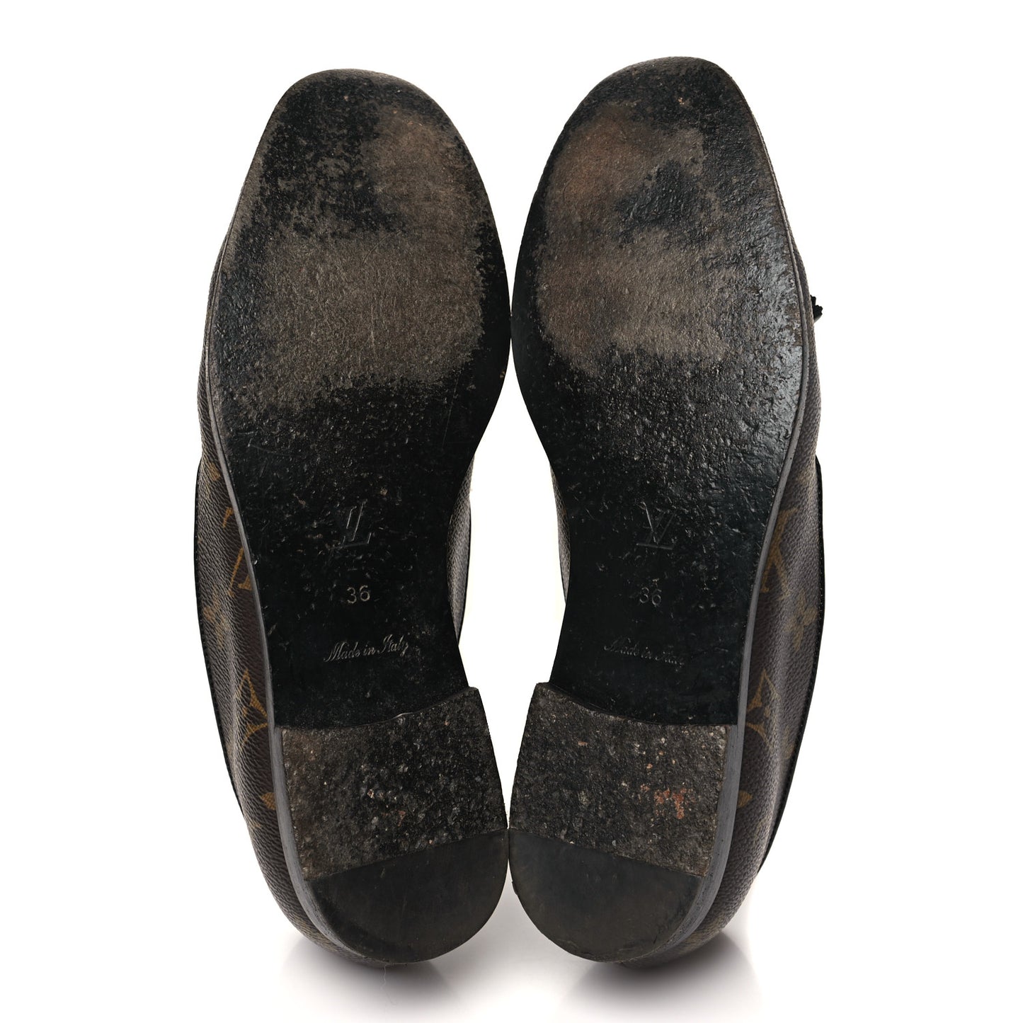 Monogram Society Loafers 36