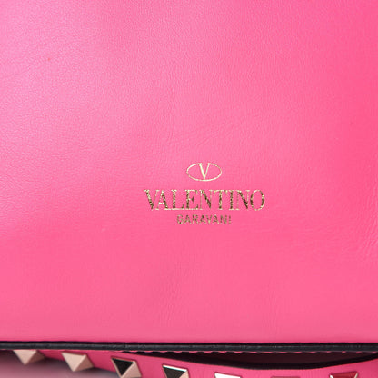 Valentino Garavani Vitello Mini Rockstud Double Handle Tote Peony 7 of 10