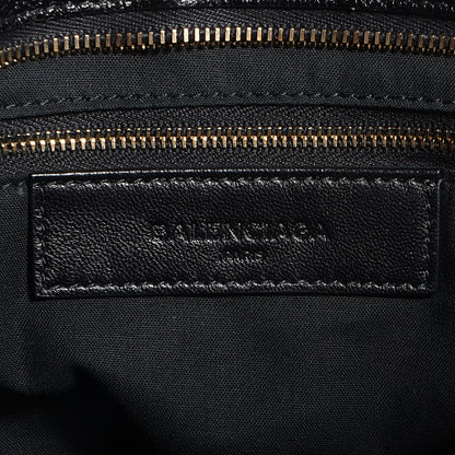 Balenciaga Chevre Gold Metallic Edge Hardware City Black 8 of 14