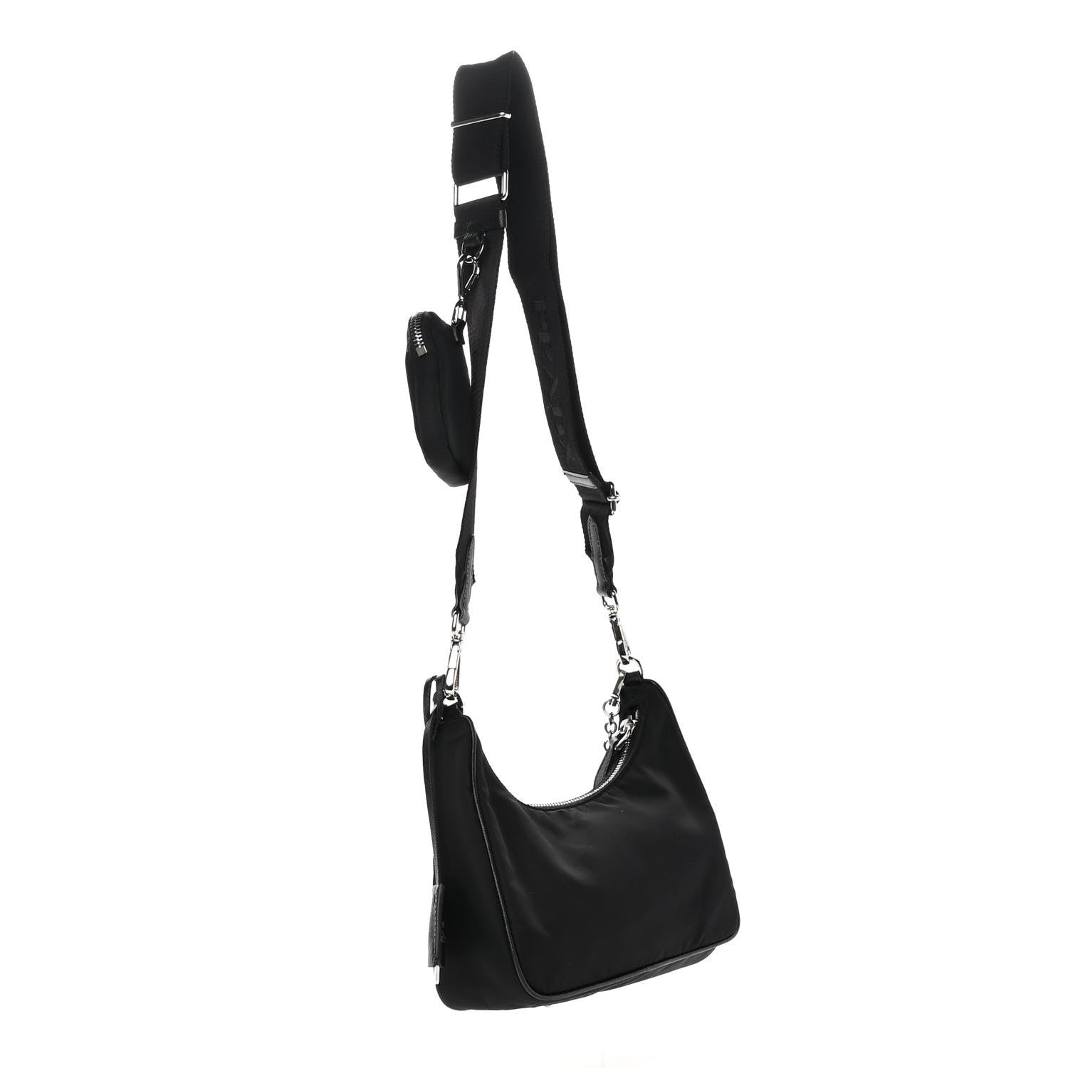 Prada Nylon Re-Edition 2005 Shoulder Bag Black 3 of 14