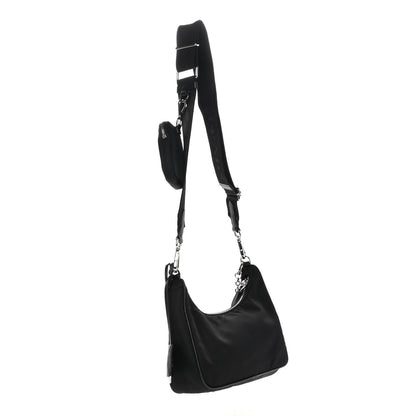 Prada Nylon Re-Edition 2005 Shoulder Bag Black 3 of 14