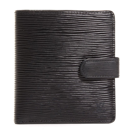 Louis Vuitton Epi Porte-Billets Compact Wallet Black 1 of 7