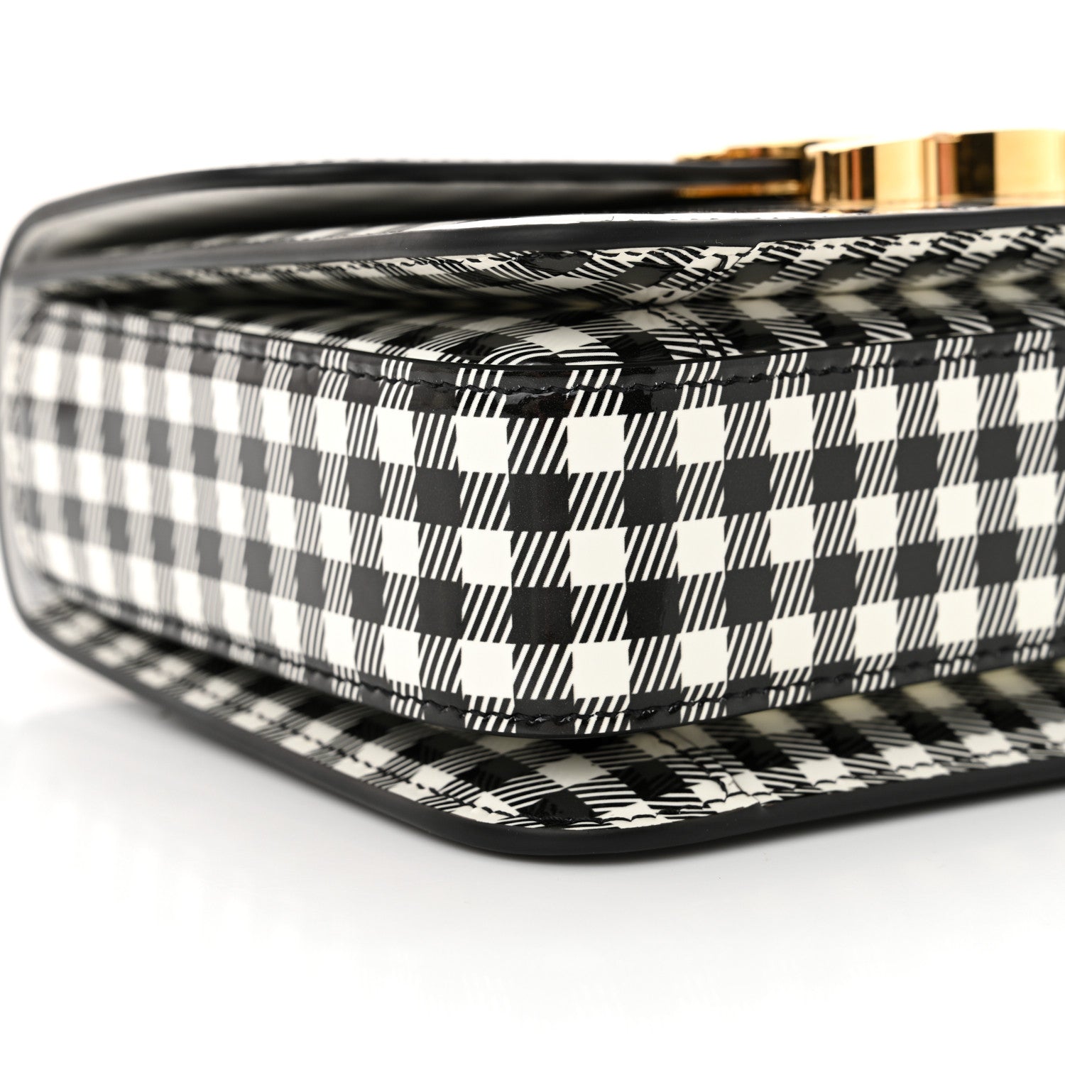 Celine Patent Teen Vichy Garance Black White 10 of 14