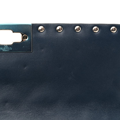 Valentino Garavani Nappa Medium Rockstud Spike Shoulder Bag Marine 11 of 11