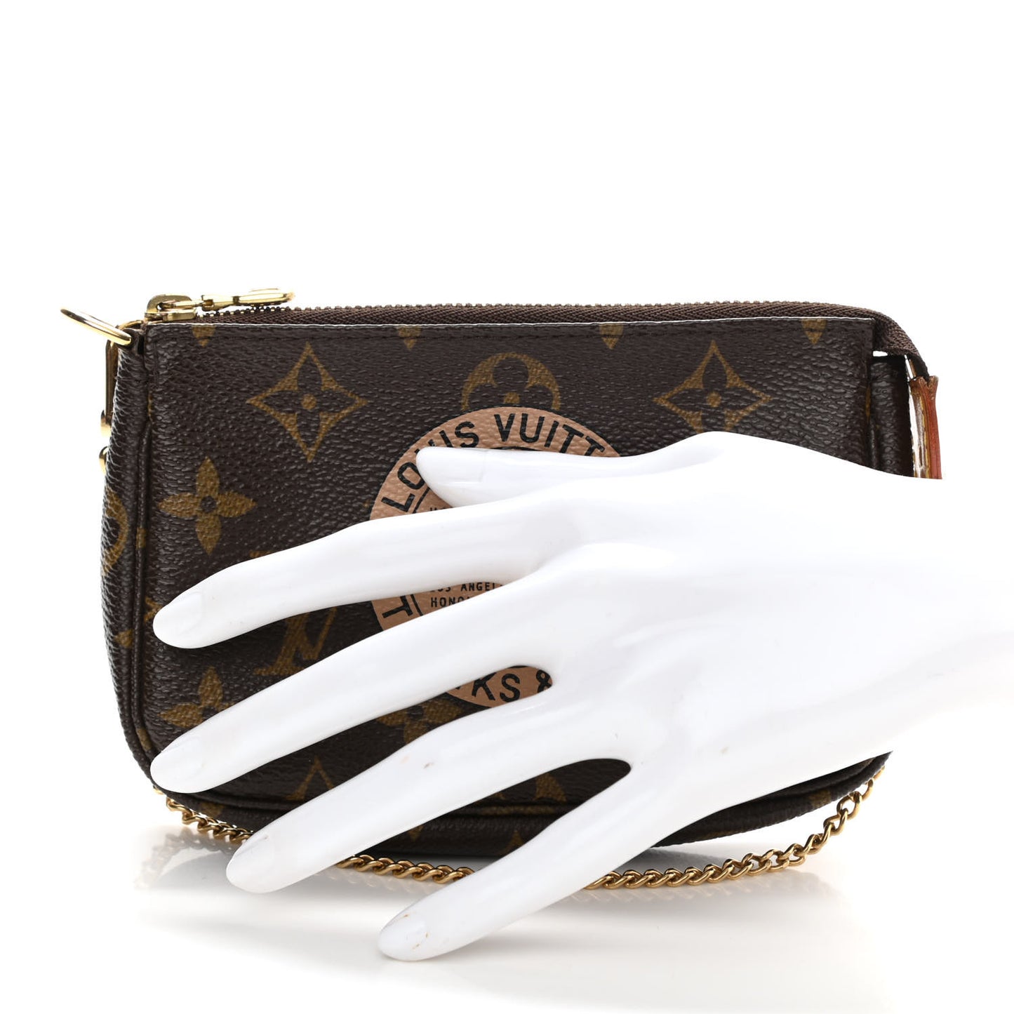 Monogram Complice Trunks and Bags Mini Pochette Accessories Beige