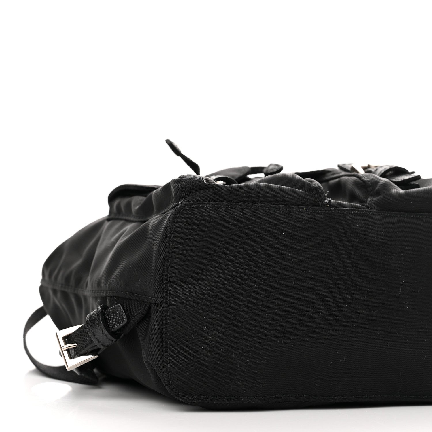 Prada Nylon Vela Mini Crossbody Backpack Black 8 of 9