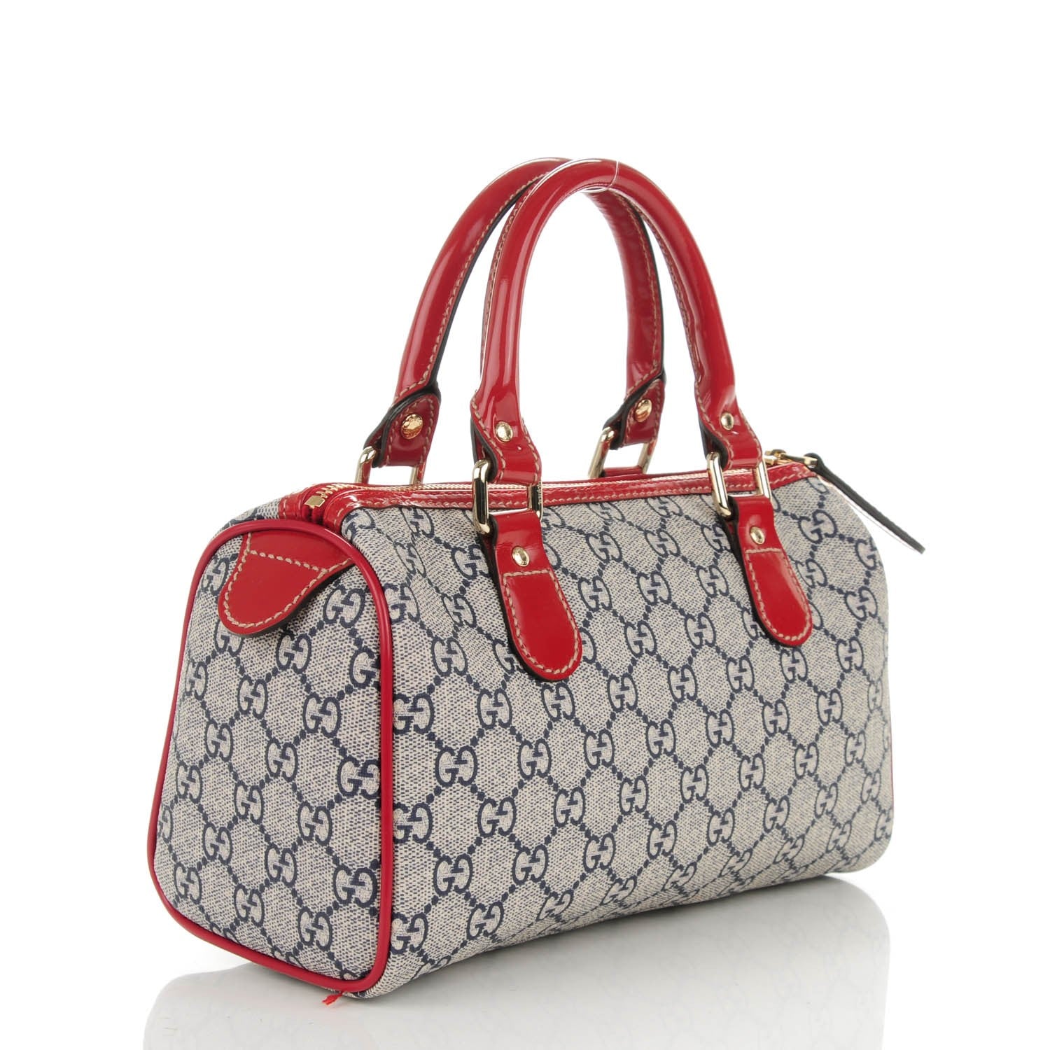 Gucci GG Plus Monogram Tattoo Heart Small Joy Boston Red 3 of 8