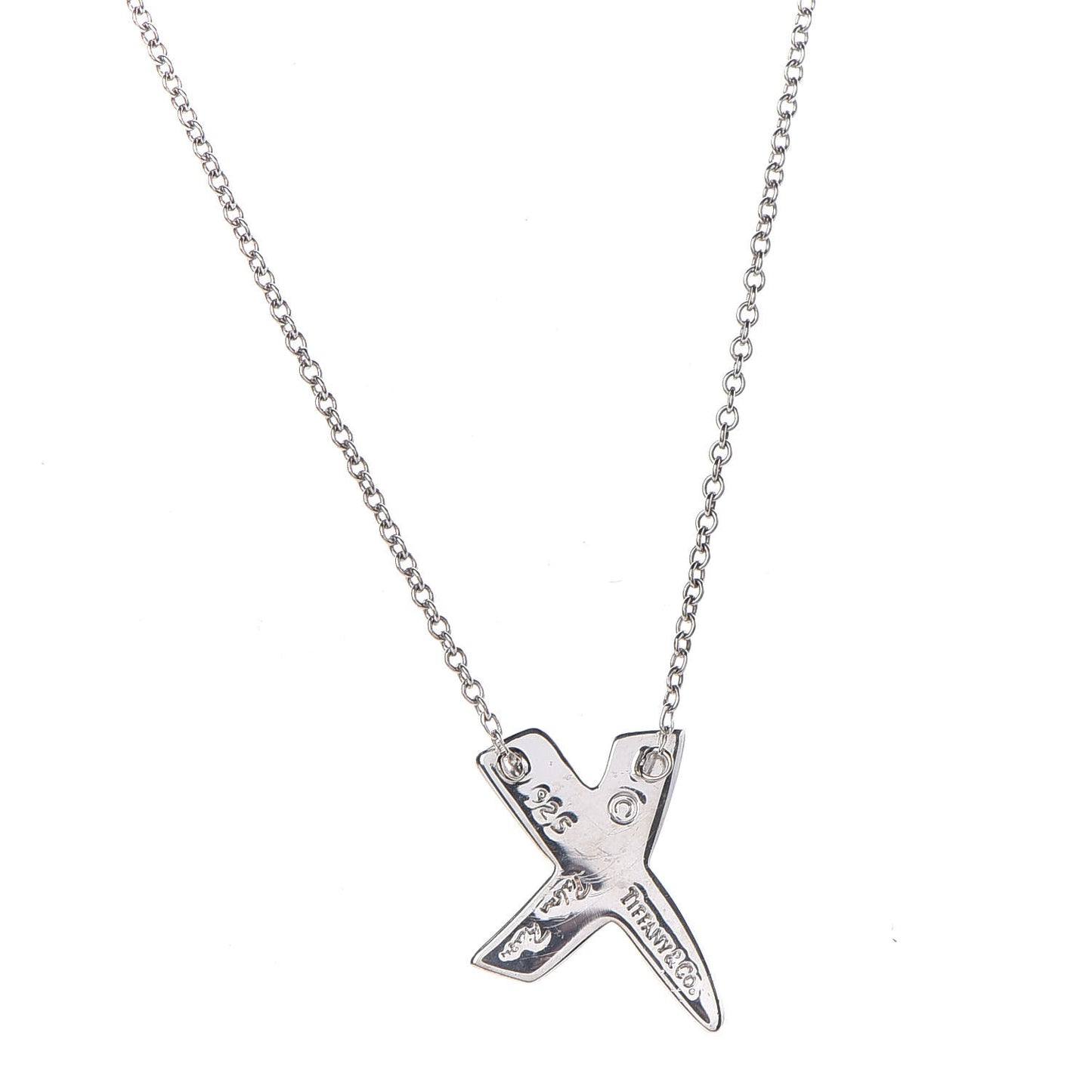 Sterling Silver Paloma Picasso Graffiti X Pendant Necklace