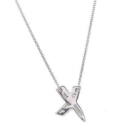 Tiffany Sterling Silver Paloma Picasso Graffiti X Pendant Necklace 6 of 6