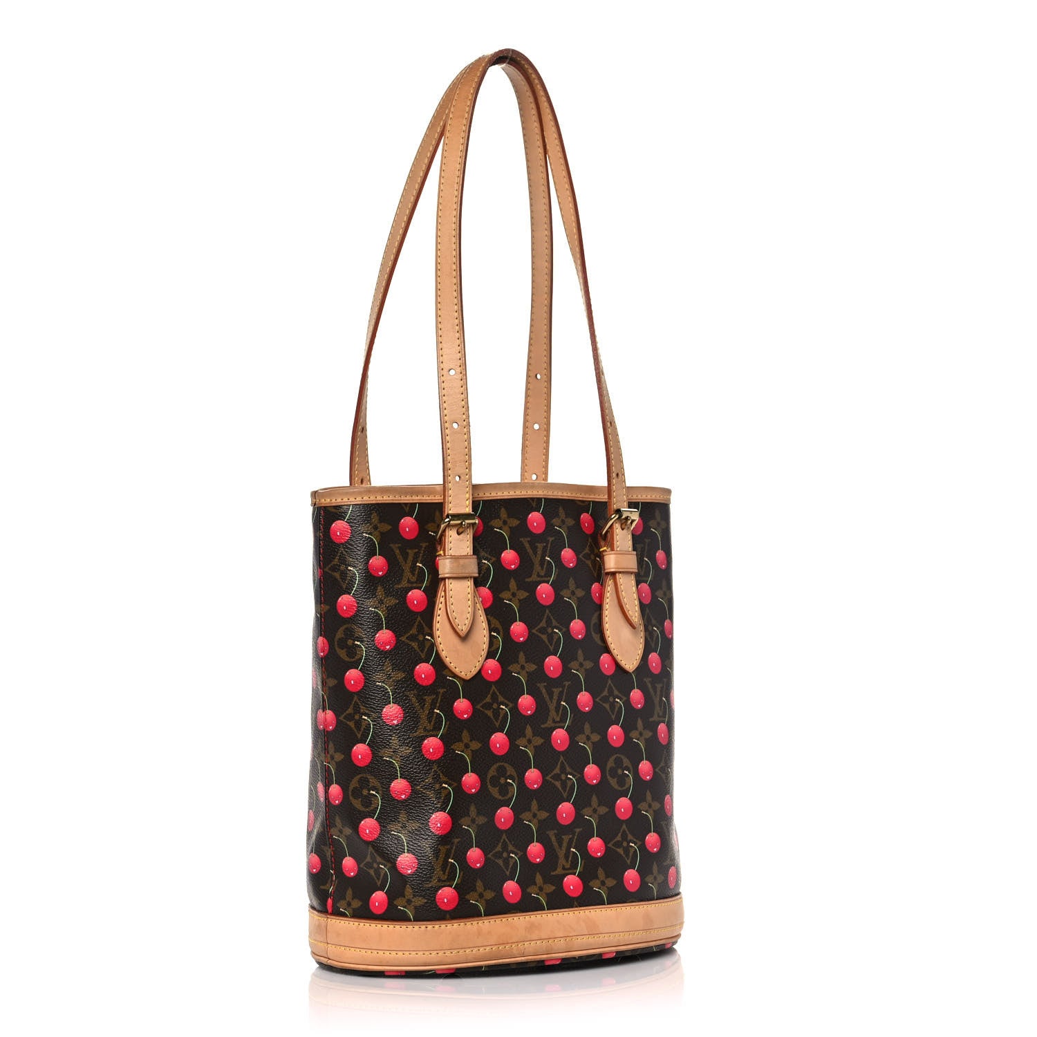 Louis Vuitton Monogram Cerises Bucket Bag 3 of 15