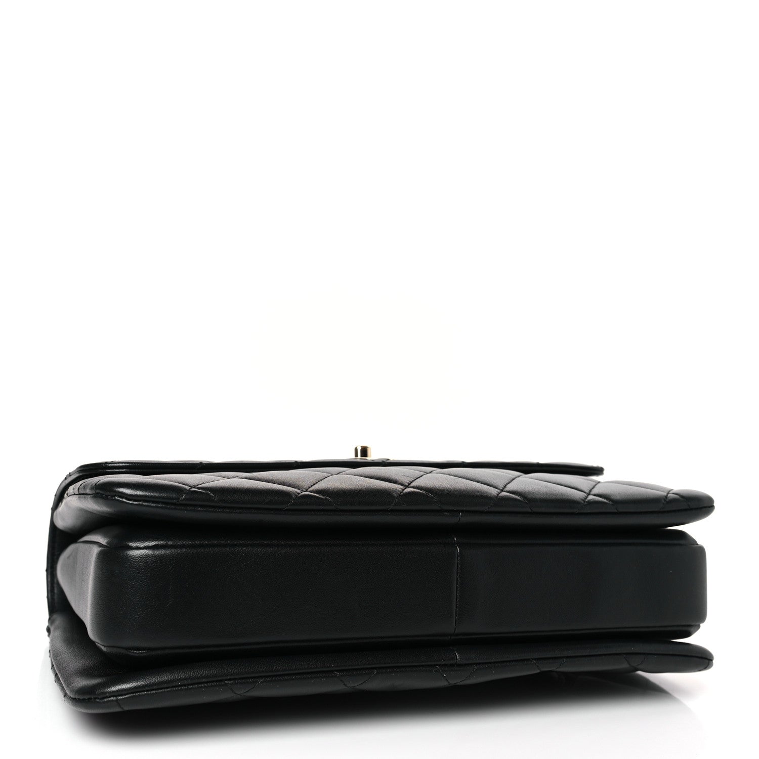 Chanel Lambskin Quilted Medium Trendy CC Flap Dual Handle Bag Black 3 of 8