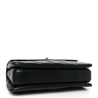 Chanel Lambskin Quilted Medium Trendy CC Flap Dual Handle Bag Black 3 of 8