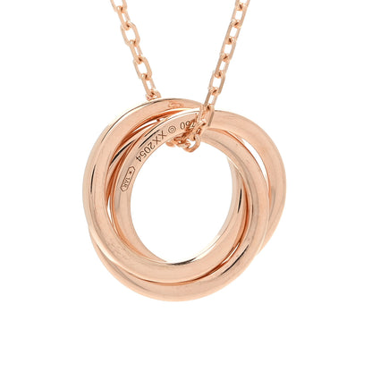 Cartier 18K Pink Gold Pink Sapphire Trinity Pendant Necklace 4 of 4