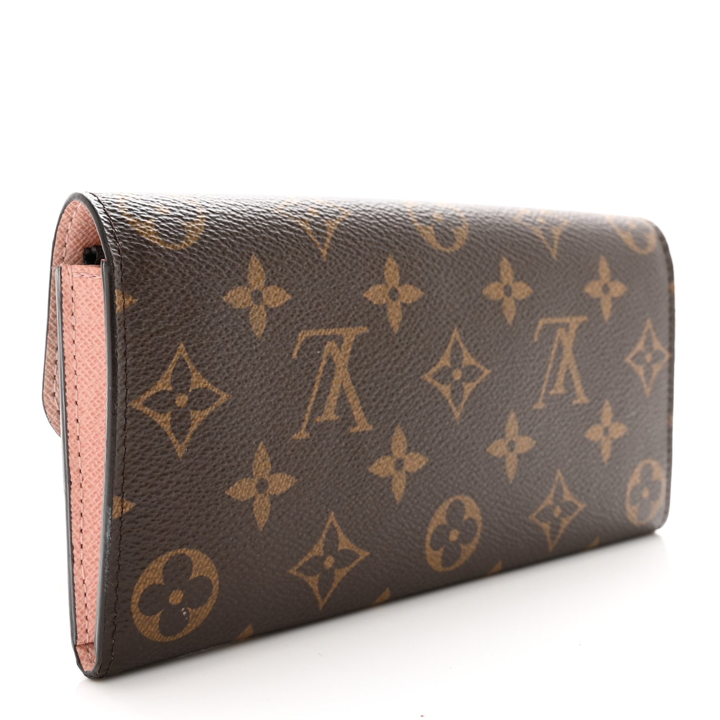 Monogram Emilie Wallet Rose Ballerine