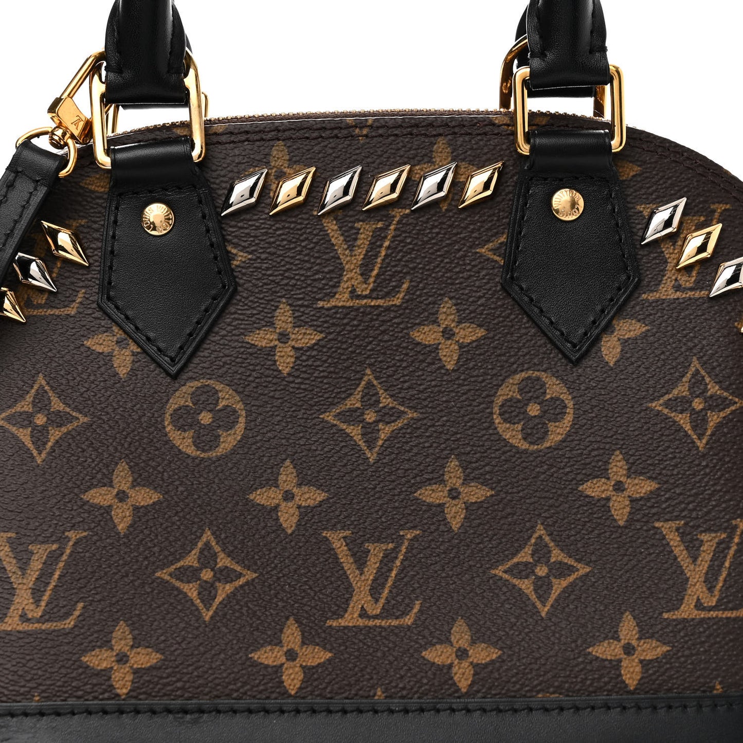 Monogram Macassar Studded Alma BB